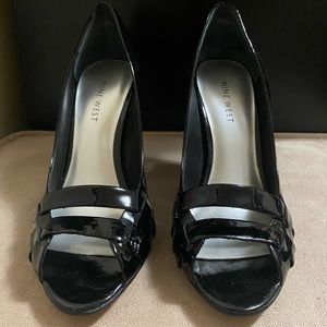 Brand New Nine West Black Patent Leather High Heels